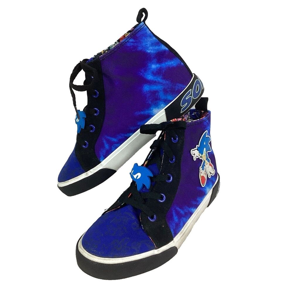 Ground Up x Sega Sonic The Hedgehog - Boys' Sz 5 - Blue High Tops